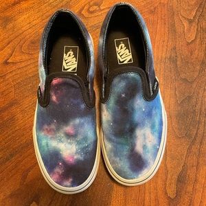 Vans Kids Classic Slip-On Sneaker - Galaxy print